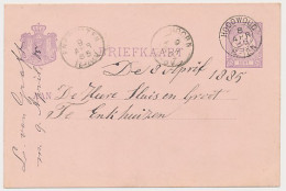 Kleinrondstempel Hoogwoud 1885 - Non Classés