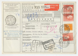 Em. Juliana Expresse Pakketkaart Amsterdam - Belgie 1962 - Non Classés