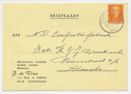 Firma Briefkaart Goudriaan 1950 - Confectie / Meubelen - Non Classés