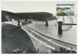 Maximum Card Belgium 1977 Weir - Gileppe River - Ohne Zuordnung