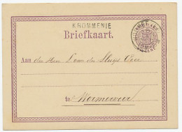 Naamstempel Krommenie 1875 - Storia Postale