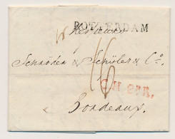 Rotterdam - Bordeaux Frankrijk 1811 - C.H.2E.R. - ...-1852 Prephilately