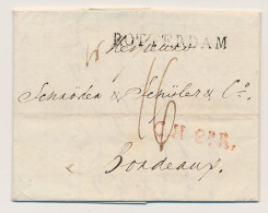 Rotterdam - Bordeaux Frankrijk 1811 - C.H.2E.R. - ...-1852 Préphilatélie