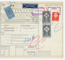 Em. Militaire Willemsorde 1965 Pakketkaart Amsterdam - Belgie - Unclassified