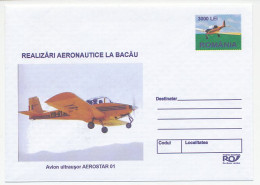 Postal Stationery Romania 2003 Airplane - Aerei