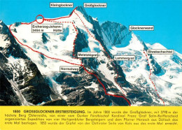 73219485 Grossglockner Mit Touren Und Routen Fuer Bergsteiger Erstbesteigung Ges - Sonstige & Ohne Zuordnung