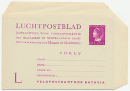 Luchtpostblad G. 1 A - Postal Stationery