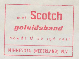 Meter Cover Netherlands 1963 Audio Tape - Magnetic Tape - Scotch - Leiden - Musica