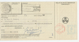 Groningen - Sneek 1964 - Kwitantie - Ohne Zuordnung