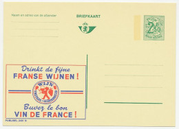 Publibel - Postal Stationery Belgium 1970 Wine - Wines & Alcohols