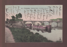 CPA - 92 - Colombes - Bords De Seine - Le Pont De Bezons - Colorisée - Circulée En 1921 - Colombes