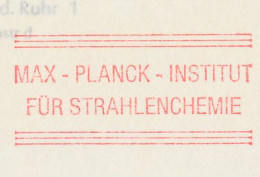 Meter Top Cut Germany 1984 Max Planck - Radiation Chemistry - Scheikunde