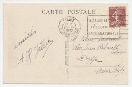 Card / Postmark France 1932 International Gymnastics Festival - Other & Unclassified