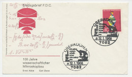 Cover / Postmark Germany 1968 Microscope - Otros & Sin Clasificación