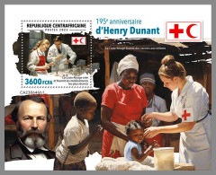 CENTRAL AFRICAN 2023 MNH Henry Dunant Red Cross Rotes Kreuz S/S I – OFFICIAL ISSUE – DHQ2419 - Red Cross