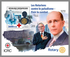 CENTRAL AFRICAN 2023 MNH Rotarian Against Malaria Finish Fight S/S I – OFFICIAL ISSUE – DHQ2419 - Rotary, Club Leones