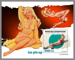 CENTRAL AFRICAN 2023 MNH Pin-up Girls S/S I – OFFICIAL ISSUE – DHQ2419 - Other & Unclassified