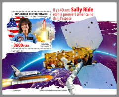 CENTRAL AFRICAN 2023 MNH Sally Ride Woman In Space Raumfahrt S/S I – OFFICIAL ISSUE – DHQ2419 - Afrique