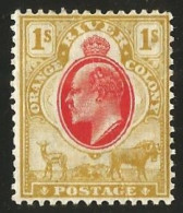 Orange Free State 1903. 1sh (wmk.CA). SACC 91*, SG 146*. - Stato Libero Dell'Orange (1868-1909)