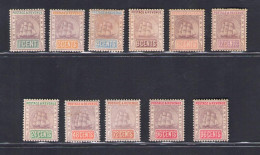 1889 British Guiana - Stanley Gibbons N. 193-05 - MH* - Altri & Non Classificati