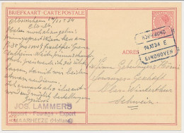 Briefkaart G. 236 A Maarheeze - Zwitserland 1934 - Material Postal