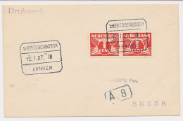 Treinblokstempel : S Hertogenbosch - Arnhem III 1927 - Sin Clasificación