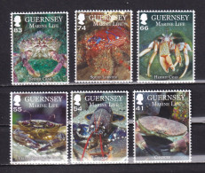 GUERNSEY--MARINE LIFE- BELOW FV-MNH. - Guernesey