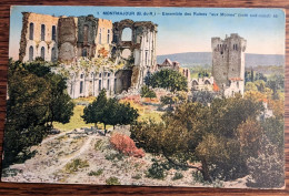 Carte Postale Ancienne Colorisée : Montmajour - Ensemble Des Ruines "Aux Moines" - Zonder Classificatie