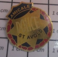 1818A Pin's Pins / Beau Et Rare / POLICE / AMICALE DE LA POLICE DE ST AVOLD - Policia