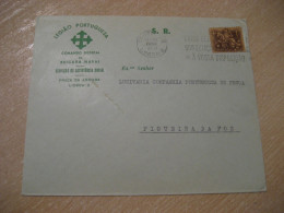 LISBOA 1966 To Figueira Da Foz Legiao Portuguesa Brigada Naval Portuguese Legion Naval Brigade Cancel Cover PORTUGAL - Militaria