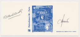 France 1999 - Epreuve / Proof Signed By Engraver Stamp Exhibition PhilexFrance - Ceres - Autres & Non Classés