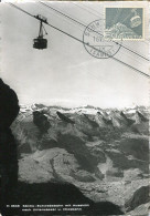 X0472 Switzerland, Maximum Card 1959 Schwagalp,Cable Car To Säntis,téléphérique,Seilbahn - Maximumkarten (MC)