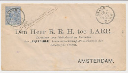 Envelop G. 5 Particulier Bedrukt Baarn 1895 - Ganzsachen