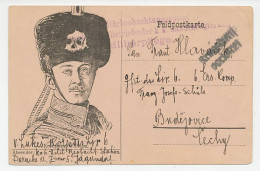 Fieldpost Postcard Germany 1917 Crown Prince Wilhelm - WWI - Royalties, Royals