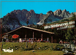 73219135 Ellmau Tirol Wochenbrunner Alm Mit Ellmauer Halt Wilder Kaiser Kaiserge - Sonstige & Ohne Zuordnung