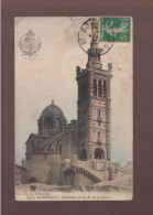 CPA - 13 - Marseille - Sanctuaire De N.-D. De La Garde - Colorisée - Circulée En 1912 - Notre-Dame De La Garde, Funicolare E Vergine