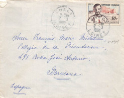 FRANCE SEUL SUR LETTRE. N° 1191. DE FOUCAULD. ETRANGER. ESPAGNE - 1921-1960: Modern Tijdperk