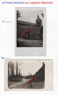 CP NON SITUEE-2x CARTES PHOTOS Allemandes-GUERRE 14-18-1 WK-MILITARIA- - Oorlog 1914-18