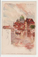 39047107 - Nuernberg, Lithographie Mit Partie An Der Pegnitz. Ungelaufen Handschriftliches Datum Von 1902. Top Erhaltun - Nuernberg