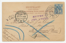 Rotterdam - Zwitserland 1907 - Onbestelbaar - Retour - Unclassified