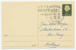 Briefkaart G. 314 A.krt. Hitzacker Duitsland - Den Haag 1966 - Postal Stationery