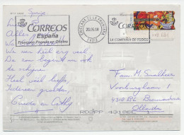 Postcard / ATM Stamp Spain 2008 Fruit - Guitar - Book - L.E. Melendez - Obst & Früchte
