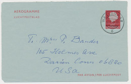 Luchtpostblad G. 21 Wassenaar - Darien USA 1969 - Postal Stationery