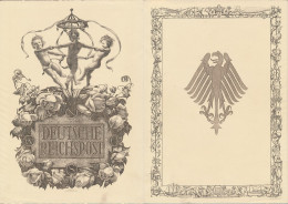 Telegram Germany 1934 - Schmuckblatt Telegramme Roses - Children - Beetles - Zeppelin - Telegraph - Post - Altri & Non Classificati