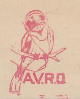 Meter Cover Netherlands 1930 Bird - Finch - Eavesdropper - AVRO - Other & Unclassified