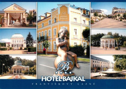 73219050 Frantiskovy Lazne Hotel Bajkal Brunnen Tempel Statue Frantiskovy Lazne - Repubblica Ceca