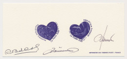 France 1999 - Epreuve / Proof Signed By Engraver Heart - Rose - Je T Aime - Star - Love - Ohne Zuordnung