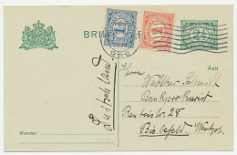 Briefkaart G. 80 A I / Bijfrankering Rotterdam - Duitsland 1914 - Ganzsachen