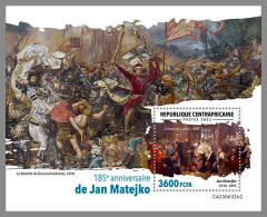 CENTRAL AFRICAN 2023 MNH Jan Matejko Paintings Gemälde S/S I – IMPERFORATED – DHQ2419 - Otros & Sin Clasificación