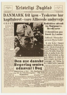 Postal Stationery Denmark 2000 Denmark S Liberattion 1945 - Newspaper - WW2 (II Guerra Mundial)